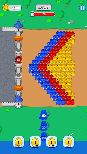 Rainbow Rush: Color Defense Screenshot 3