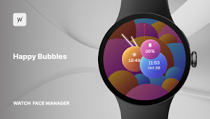 Happy Bubbles Watch Face Screenshot 0