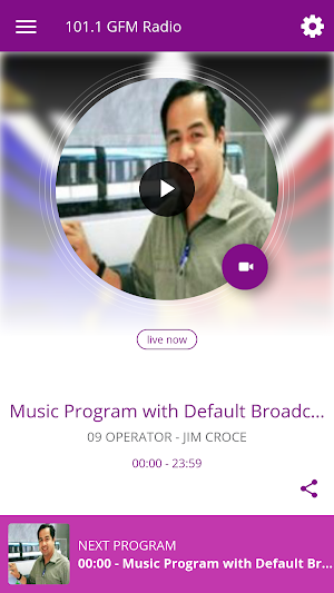 101.1 GFM Radio Screenshot 0