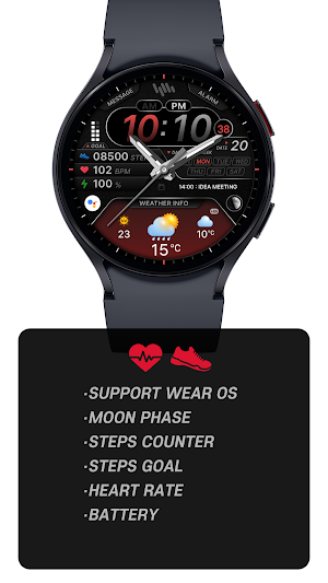 SamWatch AD Hybrid Weather Screenshot 1