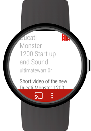 Video Player for YouTube on Wear OS smartwatches Screenshot 3