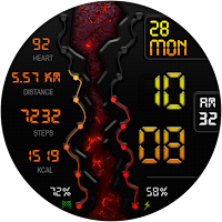 DIGI SCRACHTON WS66 Watch face