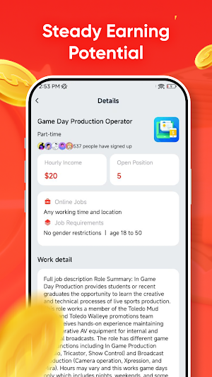 Slick Earn: Earn Money Job Screenshot 1