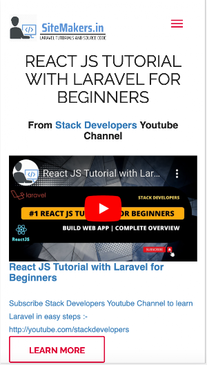 Site Makers - Laravel Courses Screenshot 0