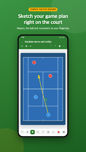 Tennis Tactics Board Screenshot 1