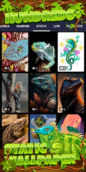 iguana wallpaper Screenshot 3