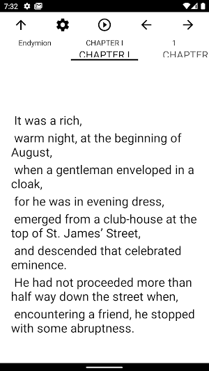 Book, Endymion Screenshot 1