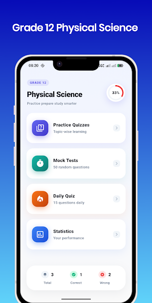 Grade 12 Physical Science Screenshot 0