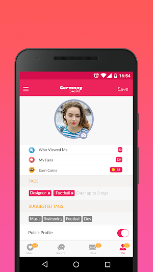 Germany Social - Chat & Dating App for Germans Screenshot 2