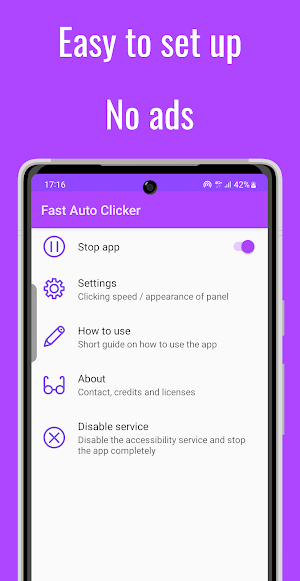 Fast Auto Clicker - Max Speed Screenshot 1