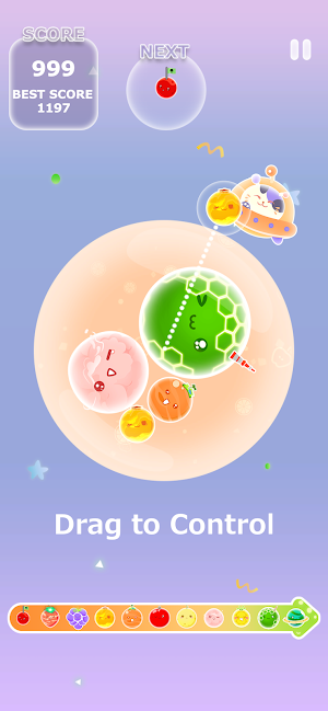 Fruit Planet: Merge Game Screenshot 0