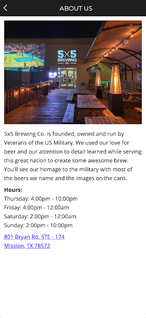 5x5 Brewing Co Screenshot 1