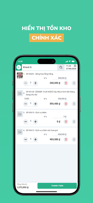 Bado Retail POS Screenshot 2