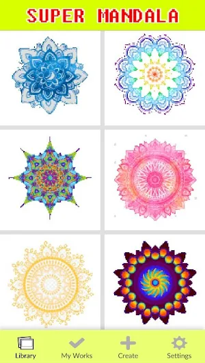 Super Mandala Coloring Book - Color By Number Screenshot 0