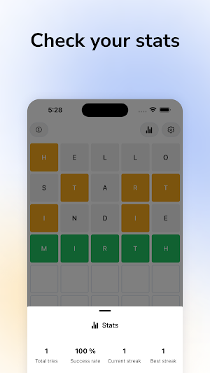 Wordfor - 5 Letter Word Game Screenshot 3