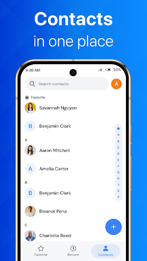 Contacts - Default Dialer Screenshot 1