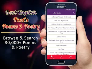 Best English Poems & Poetry Screenshot 1