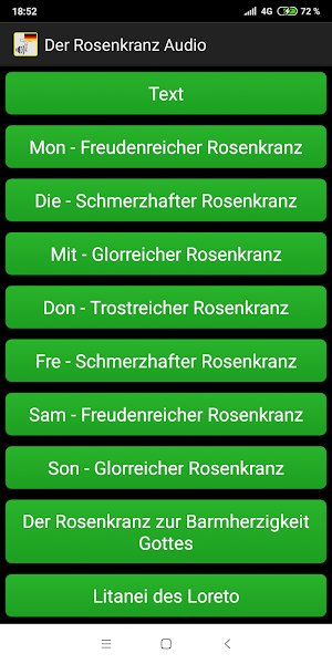 Rosenkranz Deutsch Audio Screenshot 0