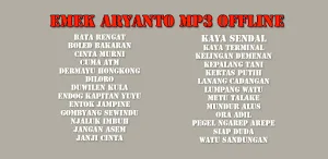 Emek Aryanto Mp3 Screenshot 0