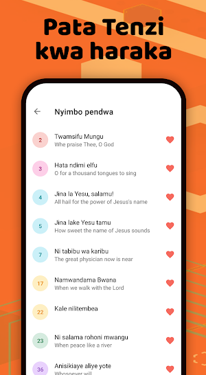 Tenzi za Rohoni mpya 161 Screenshot 3