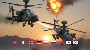 Helicopter Battle Air Combat Screenshot 3