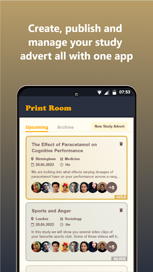 WeParticipated: Research App Screenshot 2