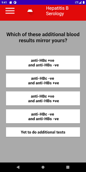 Hepatitis B Serology Screenshot 3