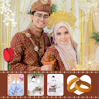 Couple Hijab Wedding Dress Edi
