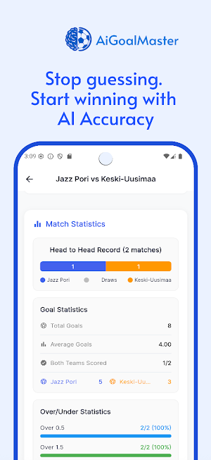 AiGoalMaster: Betting with AI Screenshot 2