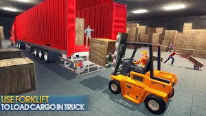 Truck Driving:Supermarket Transporter–Simulator 3D Screenshot 1