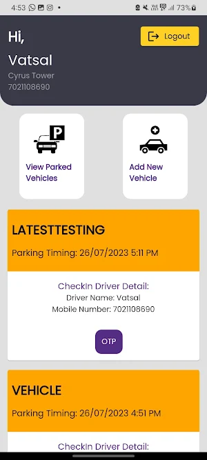 ParkIt Valet Screenshot 2