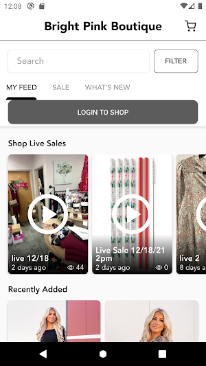 Bright Pink Boutique Screenshot 1