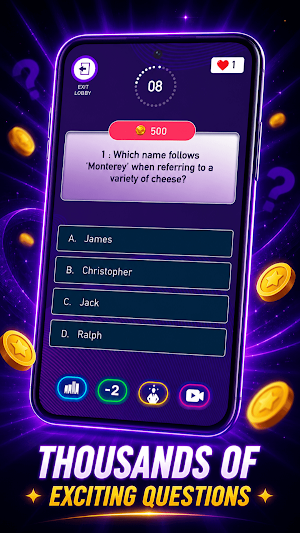 Millionaire Quiz: Trivia Blaze Screenshot 1