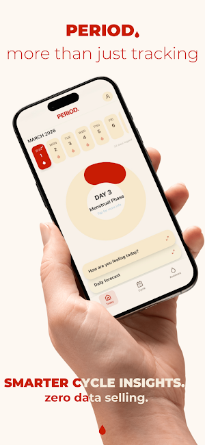 PERIOD. Cycle & Period Tracker Screenshot 0