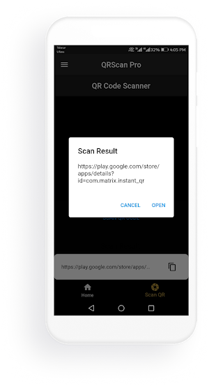 SCAN QR CODE PRO Screenshot 1