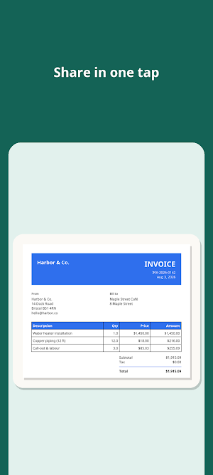 Billora: Invoice Maker Screenshot 2