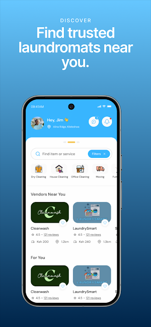 LaundryGo: Laundry & Cleaning Screenshot 1