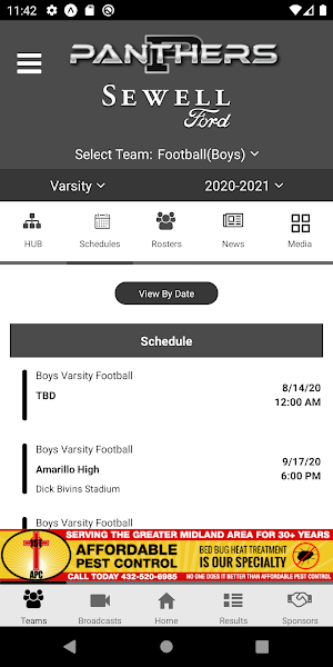Permian Panthers Athletics Screenshot 3