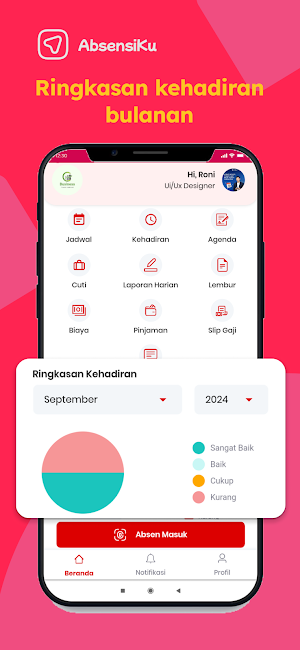AbsensiKu - absen online Screenshot 1