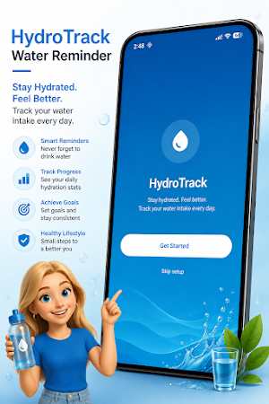HydroTrack – Water Reminder Screenshot 0