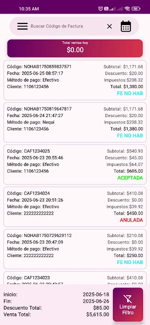 Nahla Facturación Electrónica Screenshot 3
