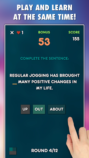 Phrasal Verbs Grammar Test PRO Screenshot 3