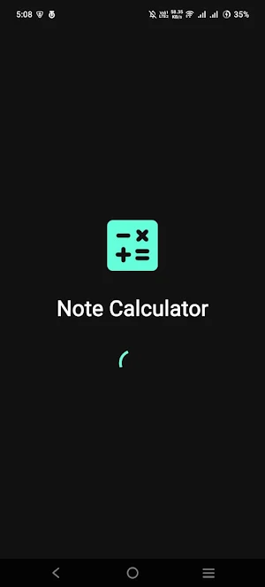 Note Calculator Screenshot 0