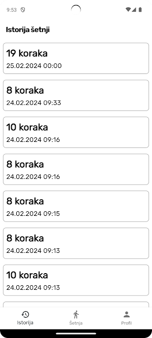 Zdravi kilometri Screenshot 2