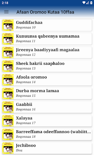 Afaan Oromoo Kutaa 10ffaa Screenshot 3