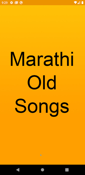 Marathi Old Songs Screenshot 0