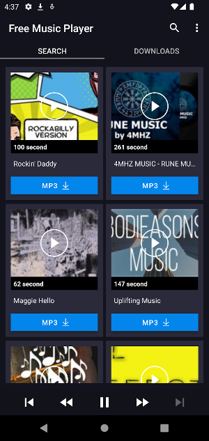 Mp3 Player & Music Downloader Screenshot 2
