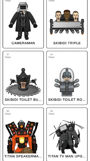 How To draw skibibi toilet Screenshot 2