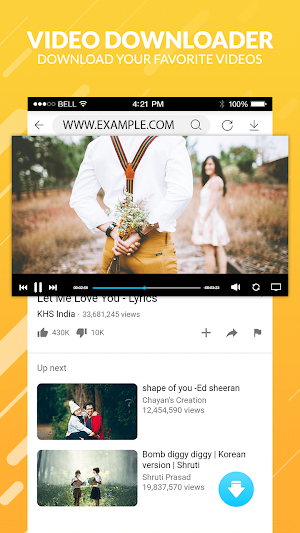 mp4 video downloader - free video downloader Screenshot 0