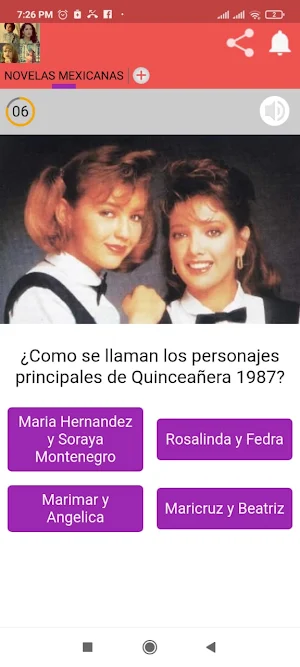 Quiz de Novelas Mexicanas Screenshot 1